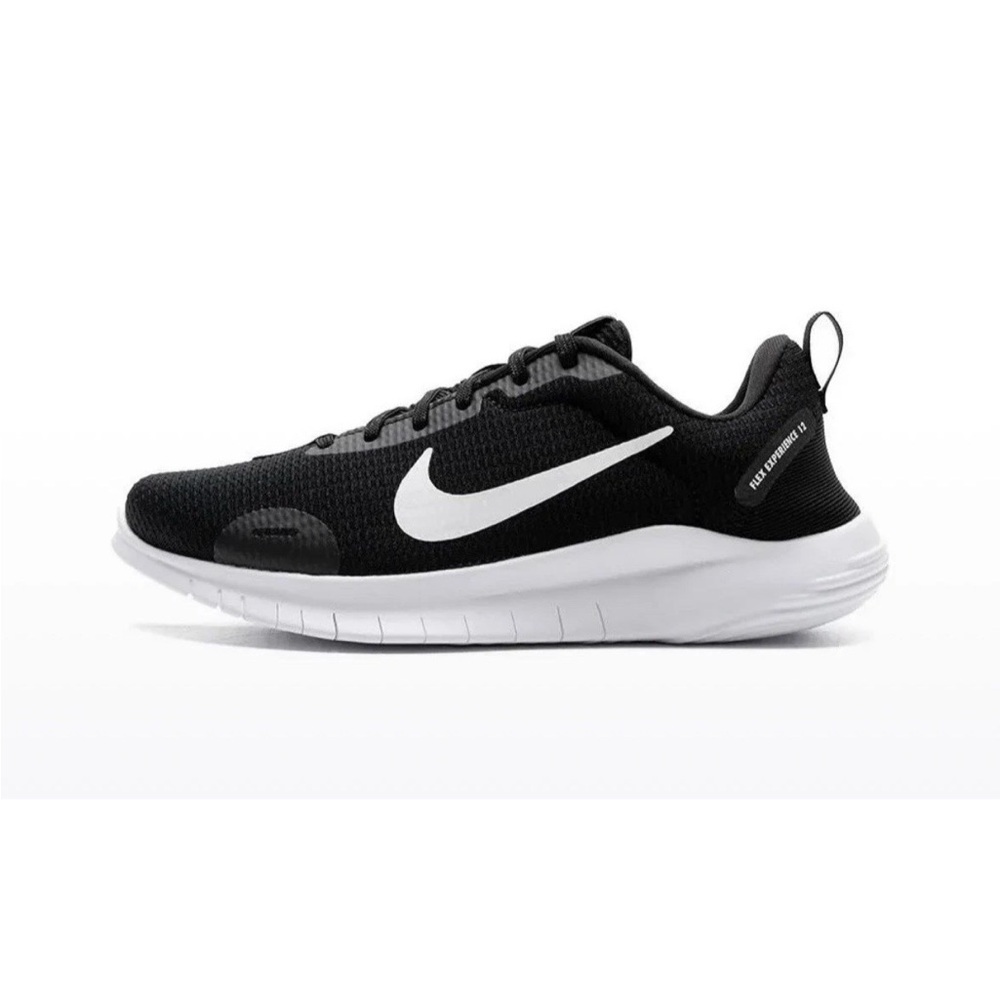 Nike Flex Experience Run 12 Women's White Black Running Work Shoe No Lid